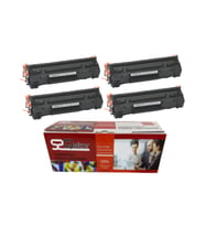 HP Çipli CF283A 83A 4'lü Ekonomik Paket Garantili Uyumlu Toner M126a 127fn 127fw 128fn Muadil Toner