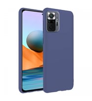 Xiaomi Redmi Note 10 Pro İnce Mat Silikon Kılıf Lacivert