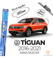 RBW Arka Silecek Volkswagen Tiguan 2016-2021 ile uyumlu (Siyah)
