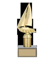 ODAK KUPA - Figürlü Kupalar - Yelken Figürlü Kupalar FG-001 A - 25 cm
