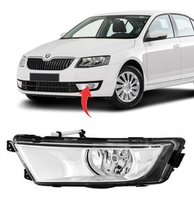 Skoda Octavia Sol Sis Farı Beyaz 2017-2020 5E0941701A