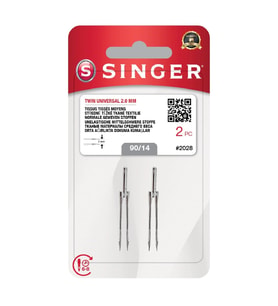 Çift İğne 2mm. (2'li Blister/14 No.)