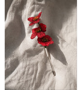 Yaban Çiçeği – Botanik Broş No.01 – 13 cm