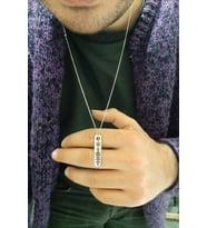 Spotify Kodlu Kolye 925 Ayar Gümüş