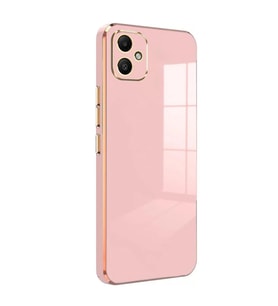 Samsung Galaxy A05 Kılıf Volet Silikon - Pembe