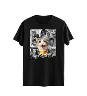 Size Özel Fotoğraf Galerisi Dijital Baskılı Unisex Tshirt, Pamuklu Regular Tshirt