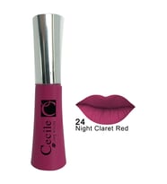 Cecile Kalıcı Mat Ruj  Long Kisses Lipgloss 24 (Kırmızı-Pembe)