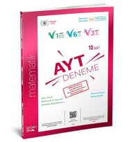 Üçdörtbeş Yayınları Ayt Matematik 10Lu Deneme