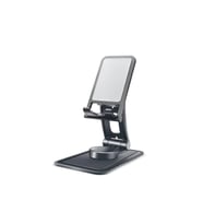 Apera Masaüstü Tablet Cep Telefonu Tutucu Stand 360° Dönen Taşınabilir Katlanabilir Ayarlanabilir Kaymaz Siyah (S188)