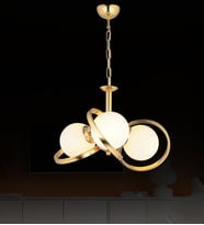 Mango 3'Lü Avize (Gold)