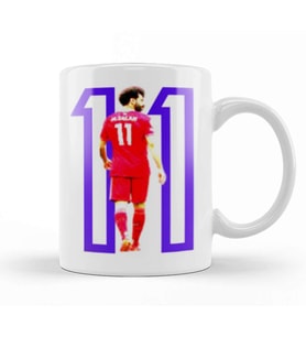 Mohamed Salah 11 Kupa Bardak Porselen