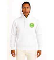 Kapüşonlu Environmentally Friendly Natural Environment Cep ve Sırt Tasarımlı Unisex Sweatshirt