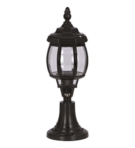 AVONNI BSU-68208-BSY-K Siyah Boyalı Dış Mekan Aydınlatma E27 Aluminyum ABS Polikarbon Cam 18cm
