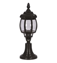 AVONNI BSU-68208-BSY-K Siyah Boyalı Dış Mekan Aydınlatma E27 Aluminyum ABS Polikarbon Cam 18cm