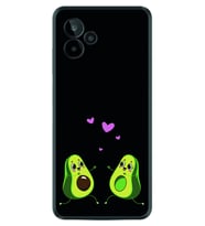 General Mobile GM 24 Pro Kılıf Silikon Desen Özel Seri Aşık Avokadolar 1642