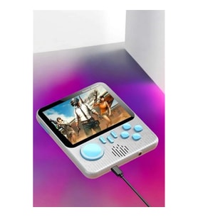 Mey İthalat® El Atarisi 3.5 inç Ekran Çift Konsol 666 Adet Retro Oyun Gamepad