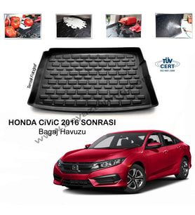Honda Civic FC5 Bagaj Havuzu Paspası
