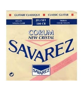 Savarez 500cr Klasik Gitar Tel Seti - Corum New Crystal Red (üst Segment - Normal Tension)  Yüksek Kaliteli Naylon Tizler, Corum Gümüş Sargı Baslar, Yumuşak Ve Geleneksel Çalım Hissi  Uyum: Normal Tansiyon (orta) Klasik Gitarlar