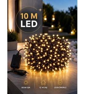 Dekoratif Aydınlatma Ampüllü 10 Metre Gün Işığı Şerit Led