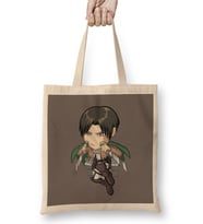 Attack On Titan Chibi Levi 1 Bez Çanta Uzun Saplı