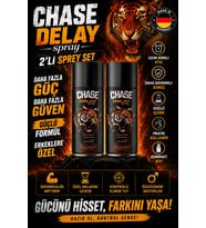 2 KUTU CHASE YÜKSEK KALİTE GECİKTRİCİ SPREY %100 ORJİNAL - 2x45ML - 140 DEFA KULLANIM İMKANI