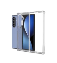 Coverzone Samsung Galaxy Z Fold 7 ile uyumlu K?l?f Z-Nitro Anti Shock Silikon Kapak Kamera Korumal? Anti?ok Airbag K�?e Korumal? Silikon ?effaf K?l?f