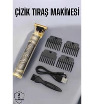 Profesyonel Şarjlı Saç Ve Sakal Şekillendirici Çizik Tıraş Makinesi