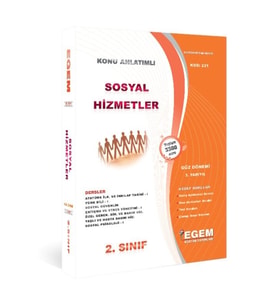 Egem Eğitim Yayınları Aöf Sosyal Hizmetler 2 Sınıf 3 Dön. Konu Anlatımlı Soru Bank (Çok Renkli)
