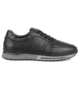 Siyah Erkek Sneaker Deri