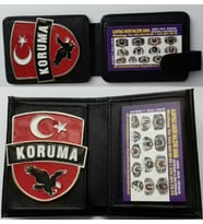 YAKIN KORUMA-ROZETLİ CÜZDAN,2-ADET SATIN AL-SADECE,YAKIN KORUMA KIMLIK KARTLI PERSONELE SATILIR.SIVILE SATILMAZ