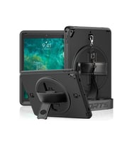 Mey İthalat® iPad 5 Air 9.7 Kılıf Strap-C Otterbox Tablet Kapak - Siyah