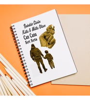Babalar Günü ( Can Cana Sırt Sırta ) Tasarımlı Defter