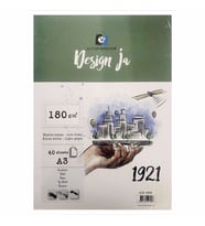 Alex Schoeller Design Ja 1921 Ekstra White İnce Dokulu 180g 40 Yp Blok A3