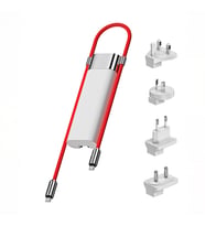 Sharge Pouch 3 ü 1 arada PowerBank - Beyaz (Düz Beyaz)
