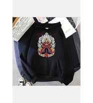 Fullmetal Alchemist Brotherhood Siyah Kapşonlu Sweatshirt