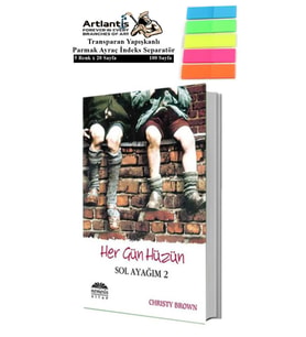 Sol Ayağım 2 Her Gün Hüzün Christy Brown 276 Sayfa Karton Kapak 1 Adet Fosforlu Transparan Kitap Ayraç 1 Paket