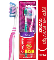 Colgate ZigZag 1 + 1 Diş Fırçası Medium