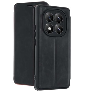 Redmi Note 14 Pro 5G Kılıf Flip Cover - Siyah