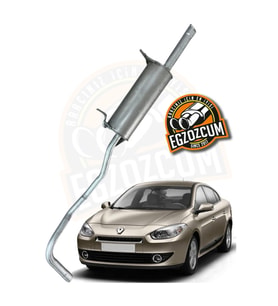 Renault Fluence reno Arka Susturucu borulu eksoz arka egzoz 2010