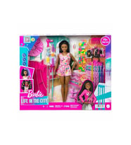 Barbie Brooklyn Eğlenceli Saçlar Oyun Seti Hhm39