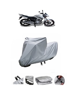 Arora AR 125-43 Yebere  Gri Motosiklet Brandası ARKA ÇANTA UYUMLU DEĞİLDİR