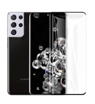 Samsung Galaxy S21 Ultra Nano Pet Full Ekran Koruyucu (Siyah)