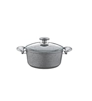 Oms Collection 28X13 cm Granit Derin Tencere Gri