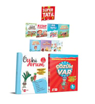 1.Sınıf Süper Yarıyıl Tatil Seti +Öykü Yorum Ve Çözüm Var