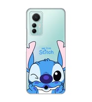 Xiaomi Mi 12 Lite Uyumlu We Love Stitch Desenli Şeffaf Telefon Kılıfı