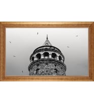 ALTIN ÇERÇEVELİ PASPARTULU TABLO CR502