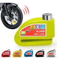 Alarmlı Disk Fren Kilidi Motosiklet Scooter Bisiklet ATV İçin Sesli Güvenlik Alarmı