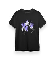 Samurai Champloo Jin Minimal Siyah Kısa kol Erkek Tshirt