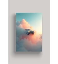 Nostaljik Klasik Otomobil Poster Modelleri - Klasik Seri 4 (Model 1)