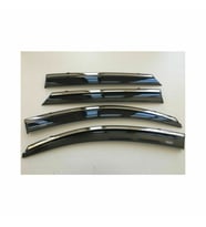 Niken Ford Focus 2005-2012 Model Kromlu Cam Rüzgarlığı 4Lü (Siyah)